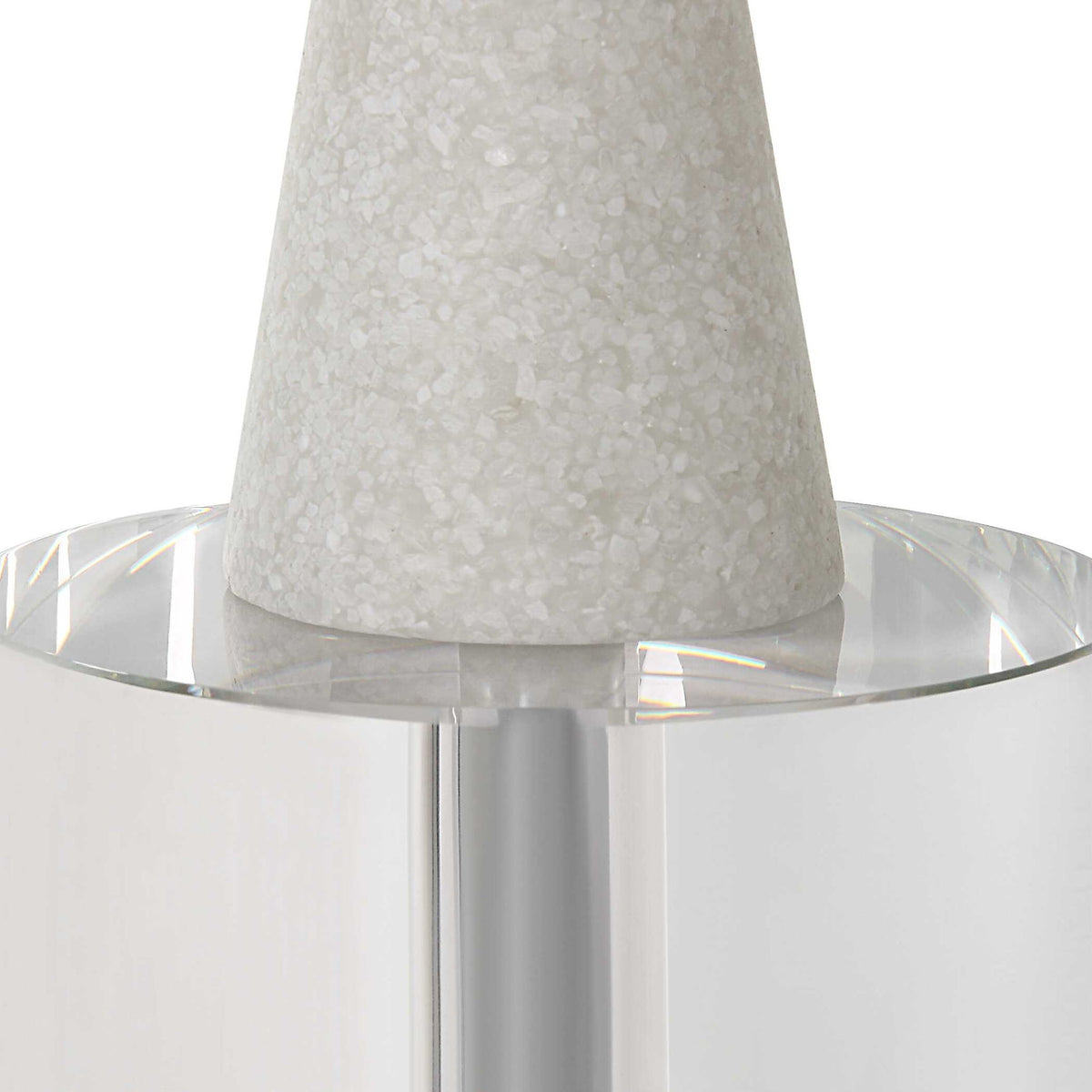 Norte - Stone Sculptures (Set of 2) - White - R&R Furniture Gallery (Fountain Valley, CA)