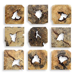 Bahati - Wood Wall Decor (Set of 9) - Natural