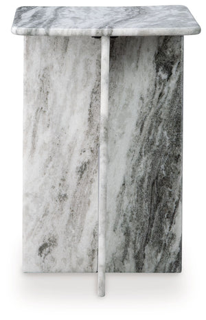 Keithwell - Square Accent Table - Gray - R&R Furniture Gallery (Fountain Valley, CA)