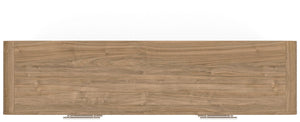 Signature Design by Ashley six-drawer dresser with a sleek wood finish and modern design, featuring six spacious drawers.