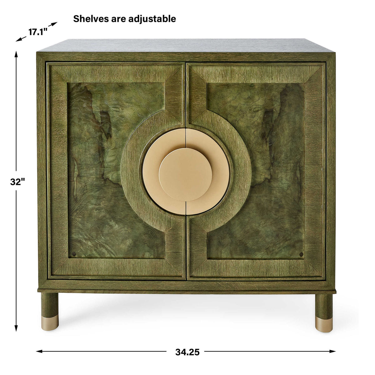 Palais - 2 Door Cabinet - Olive