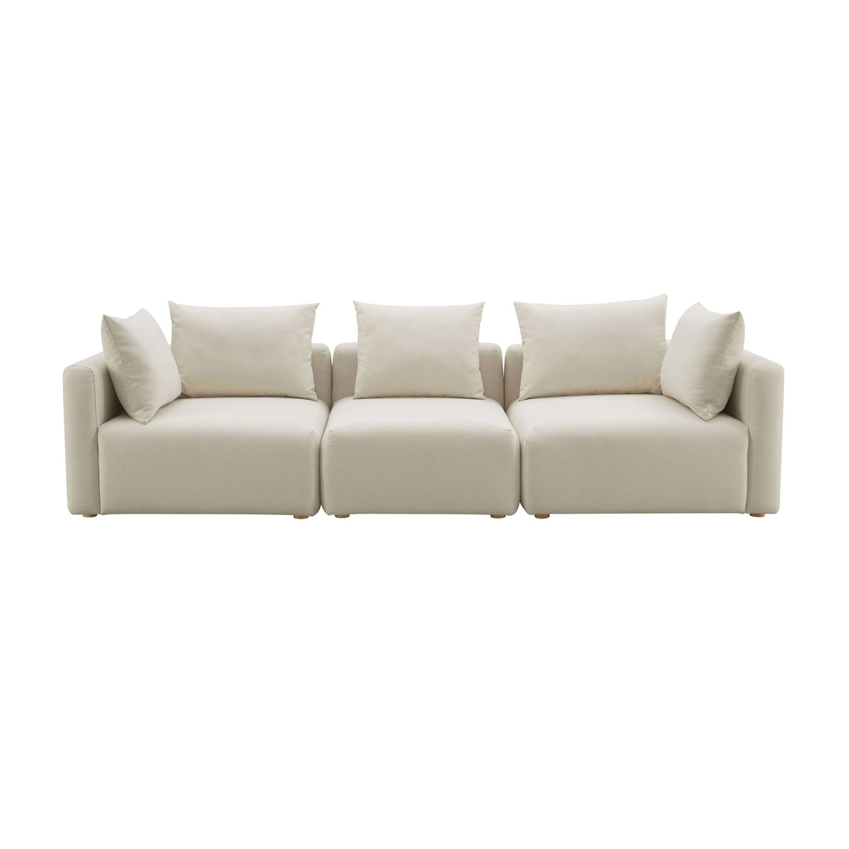 Hangover - Linen Fabric Sofa - Cream - R&R Furniture Gallery (Fountain Valley, CA)