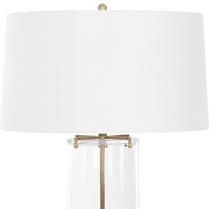 Clear View - Table Lamp - Brass