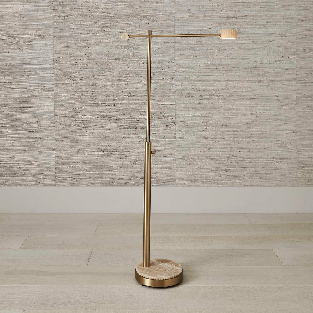 Floral Dollop - Floor Lamp - Gold