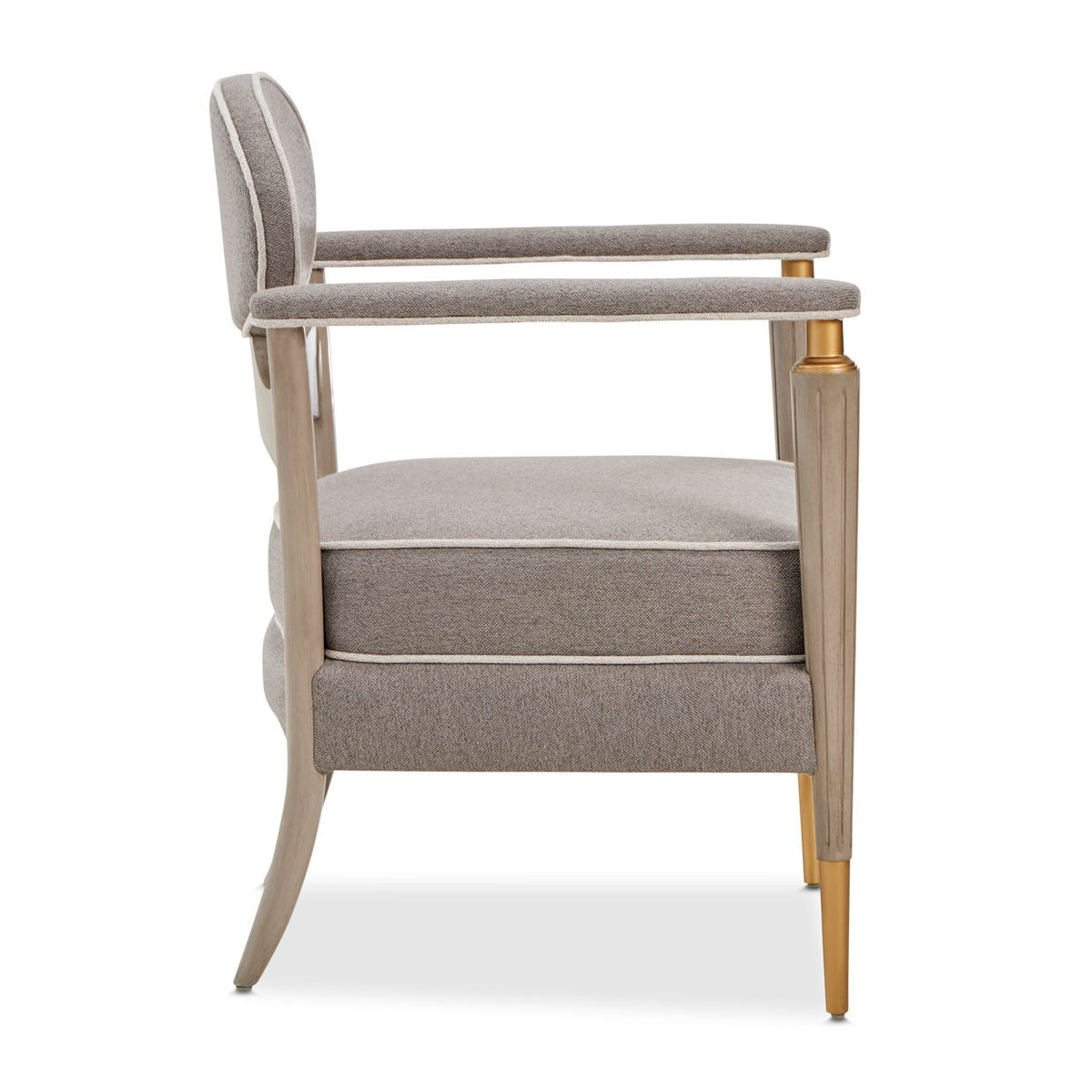 St. Charles - Accent Chair - Dove Gray - R&R Furniture Gallery (Fountain Valley, CA)