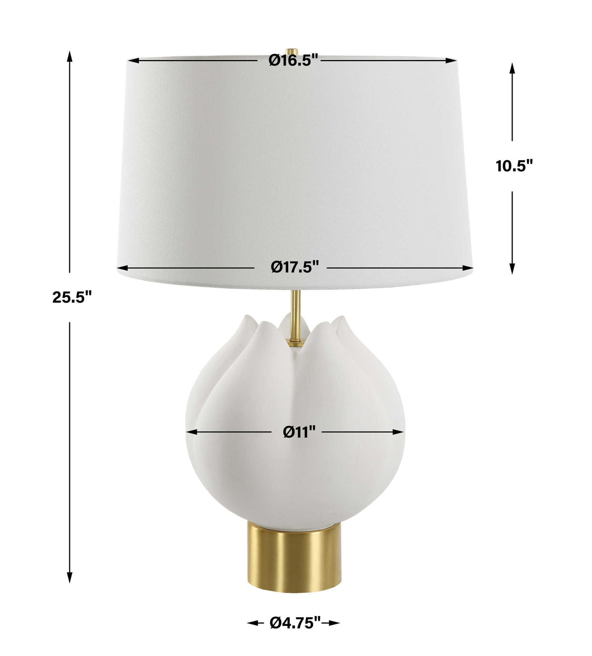 In Bloom - Table Lamp - White