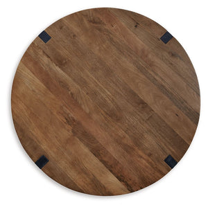 Hanneforth - Round Cocktail Table - Brown - R&R Furniture Gallery (Fountain Valley, CA)