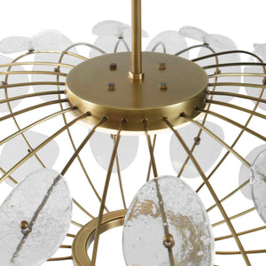 Ufo - 1 Light Pendant - Brass