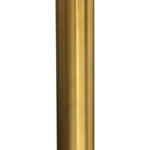 Stella 36" Round Bar Height Table w/ Faux Marble Top and Brushed Gold Metal Base by Diamond Sofa