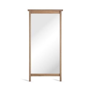 Classic Home Juno Coastal Drift floor mirror with a sleek full-length design and elegant frame, standing upright in a modern interior.