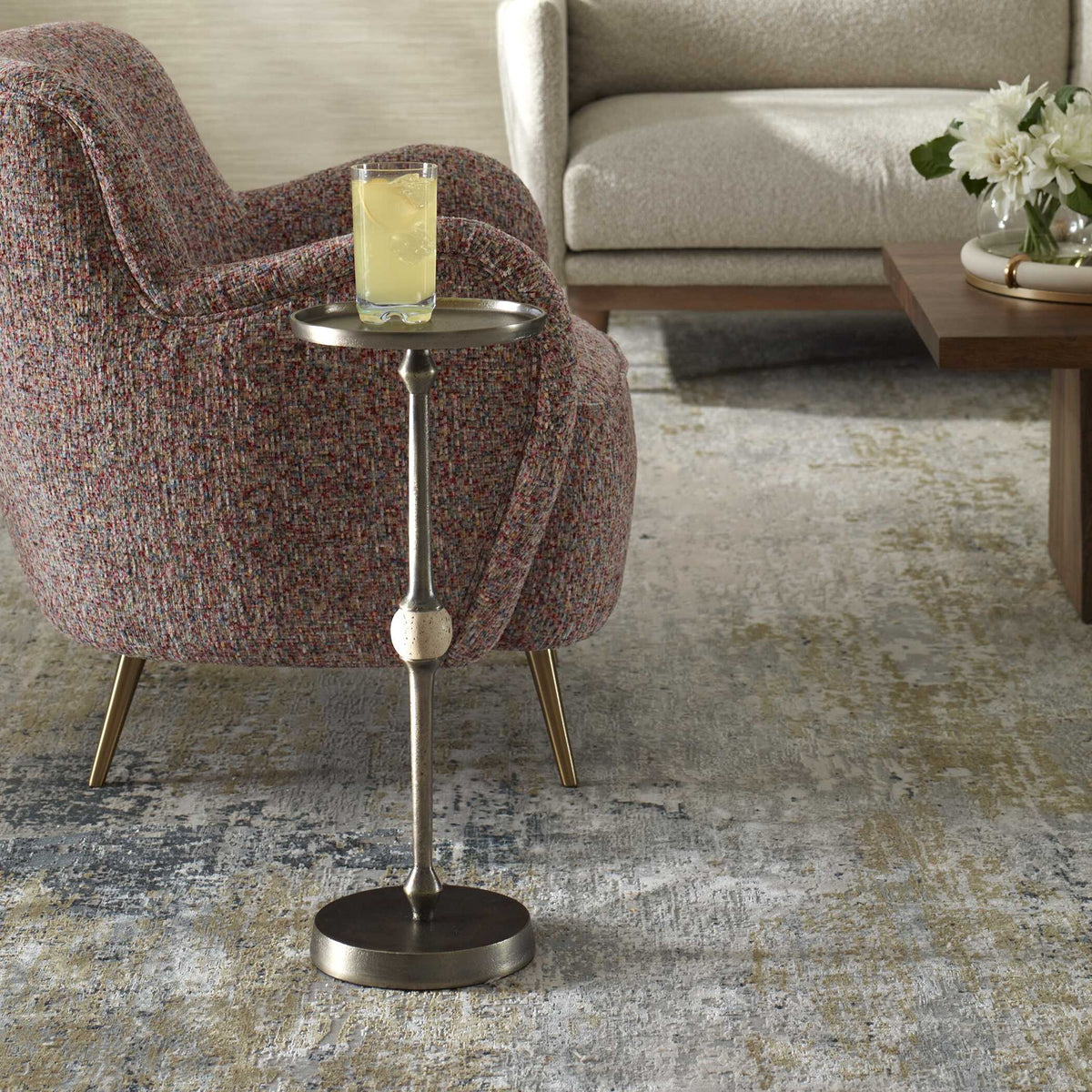 Accent Table - Dark Bronze