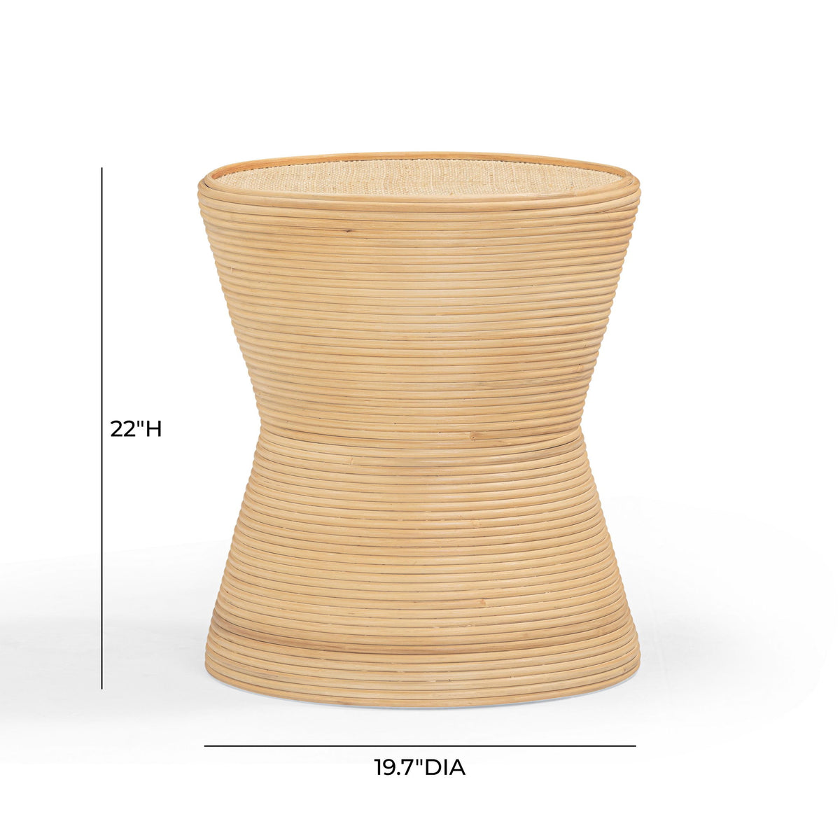 Henri - Side Table - Natural - R&R Furniture Gallery (Fountain Valley, CA)