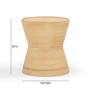 Henri - Side Table - Natural - R&R Furniture Gallery (Fountain Valley, CA)