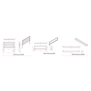Soulmarie - Bed With LED Lighting And Padded Headboard