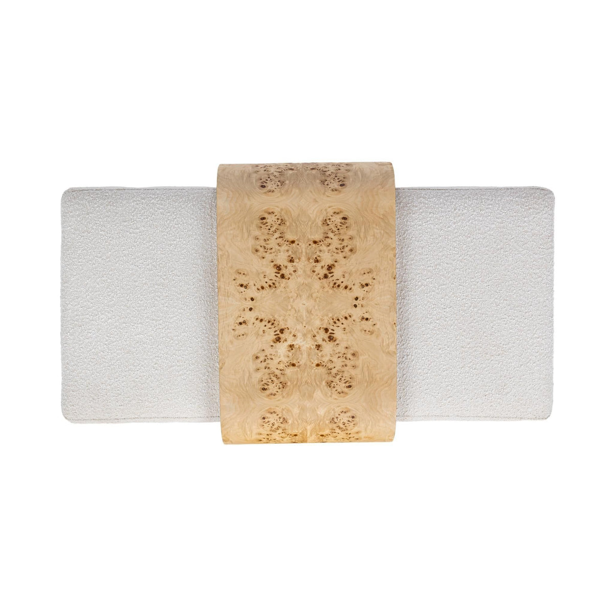 Kenan - Rectangle Ottoman Coffee Table - Creamy Ivory - R&R Furniture Gallery (Fountain Valley, CA)