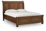Zackaryn - Sleigh Storage Bed