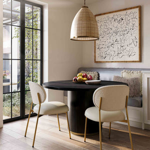 Chelsea - Ash Wood Round Dining Table - R&R Furniture Gallery (Fountain Valley, CA)