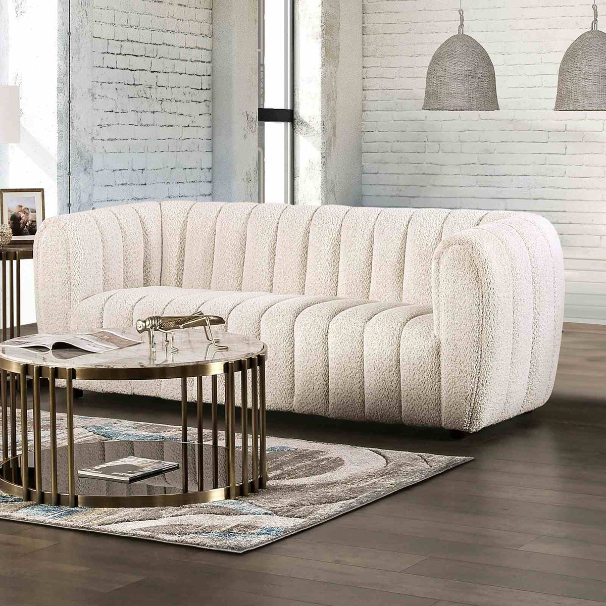 Sofa, Off-White - FM61002WH-SF