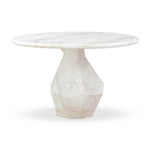 Esme - 48" Indoor / Outdoor Round Dining Table - White