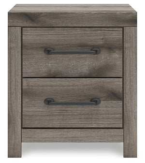 Graystorm - Two Drawer Night Stand - Brown Gray - R&R Furniture Gallery (Fountain Valley, CA)