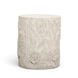 Fawn - Concrete Indoor/Outdoor Side Table - Driftwood