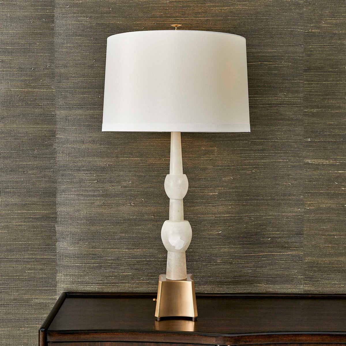 Steeple - Table Lamp - Brass / White