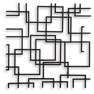 Aadanton - Wall Decor - Black - R&R Furniture Gallery (Fountain Valley, CA)