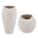 Inara - Indoor-Outdoor Vases (Set of 2) - White