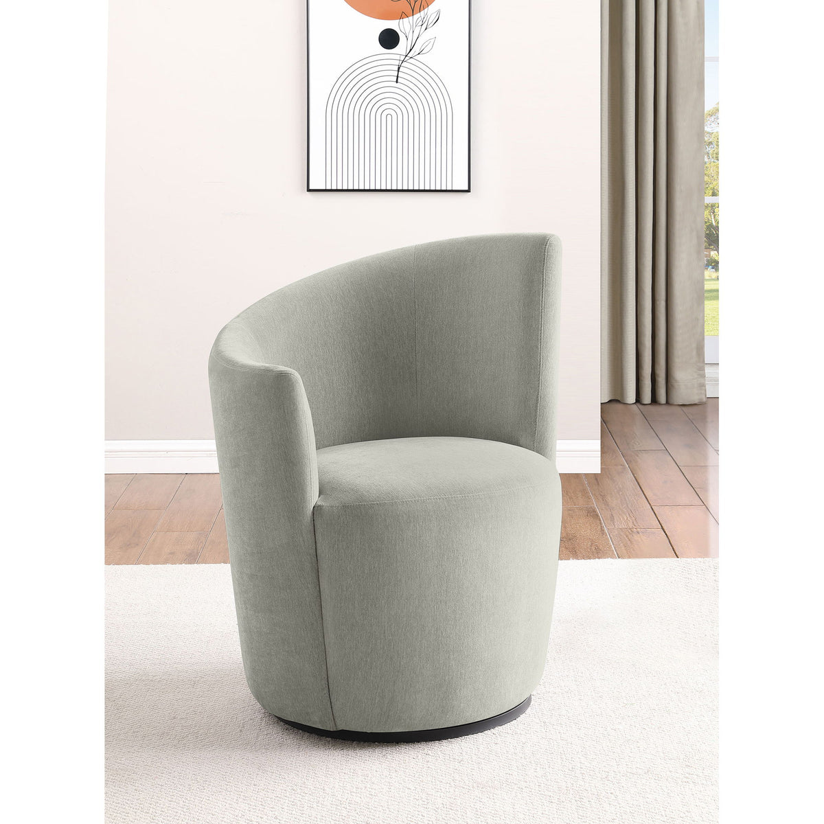 Kaylie - Upholstered Swivel Chair