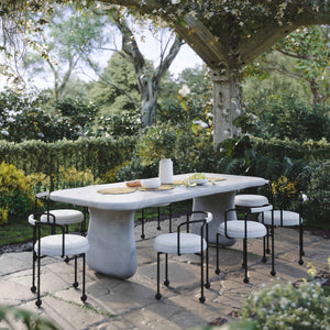 Pansy - Outdoor Dining Chair - Cream - R&R Furniture Gallery (Fountain Valley, CA)