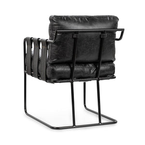 Strapling - Leather Dining Chair - R&R Furniture Gallery (Fountain Valley, CA)