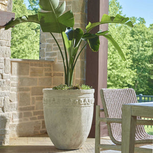 Timeless - Terrace Outdoor Planter - White