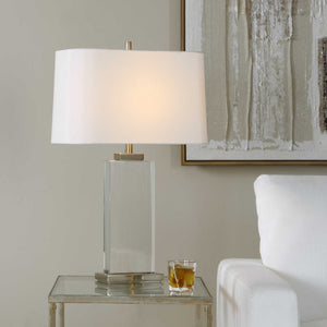 Genevieve - Crystal Table Lamp - Brass / Gold