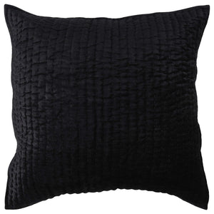 Bari - Velvet Sham - Onyx