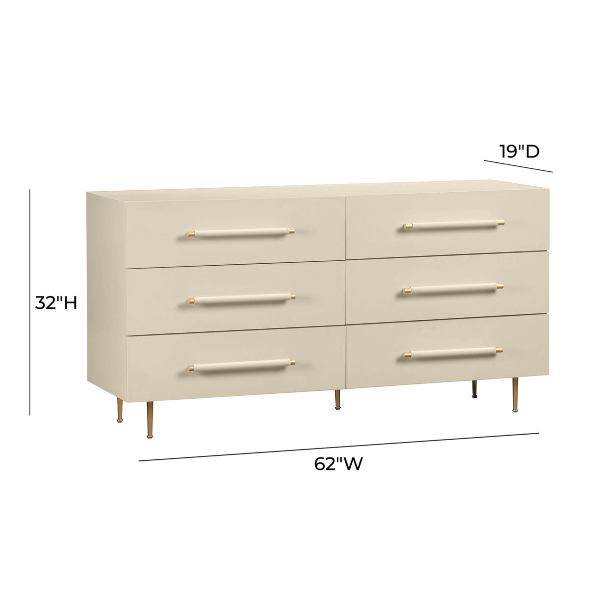 Trident - 6 Drawer Dresser - R&R Furniture Gallery (Fountain Valley, CA)