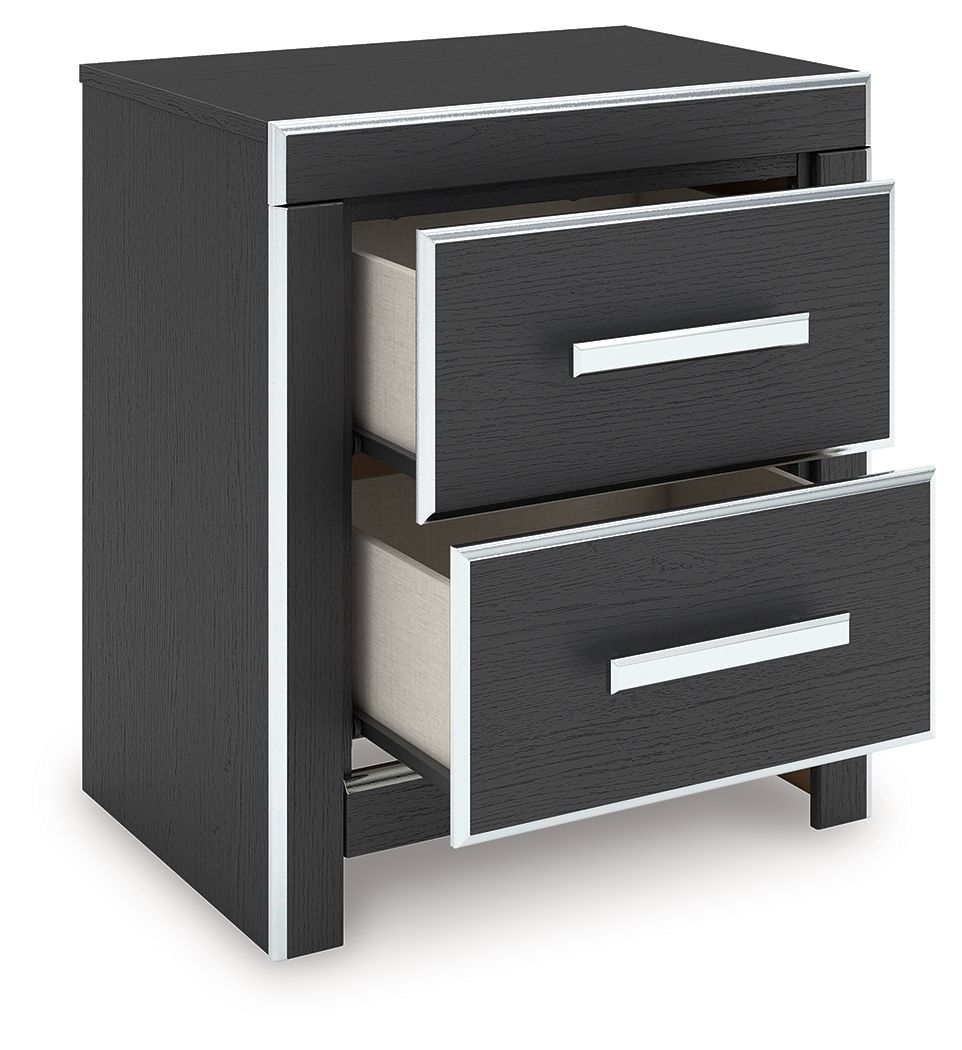 Zuraleus - Two Drawer Night Stand - R&R Furniture Gallery (Fountain Valley, CA)