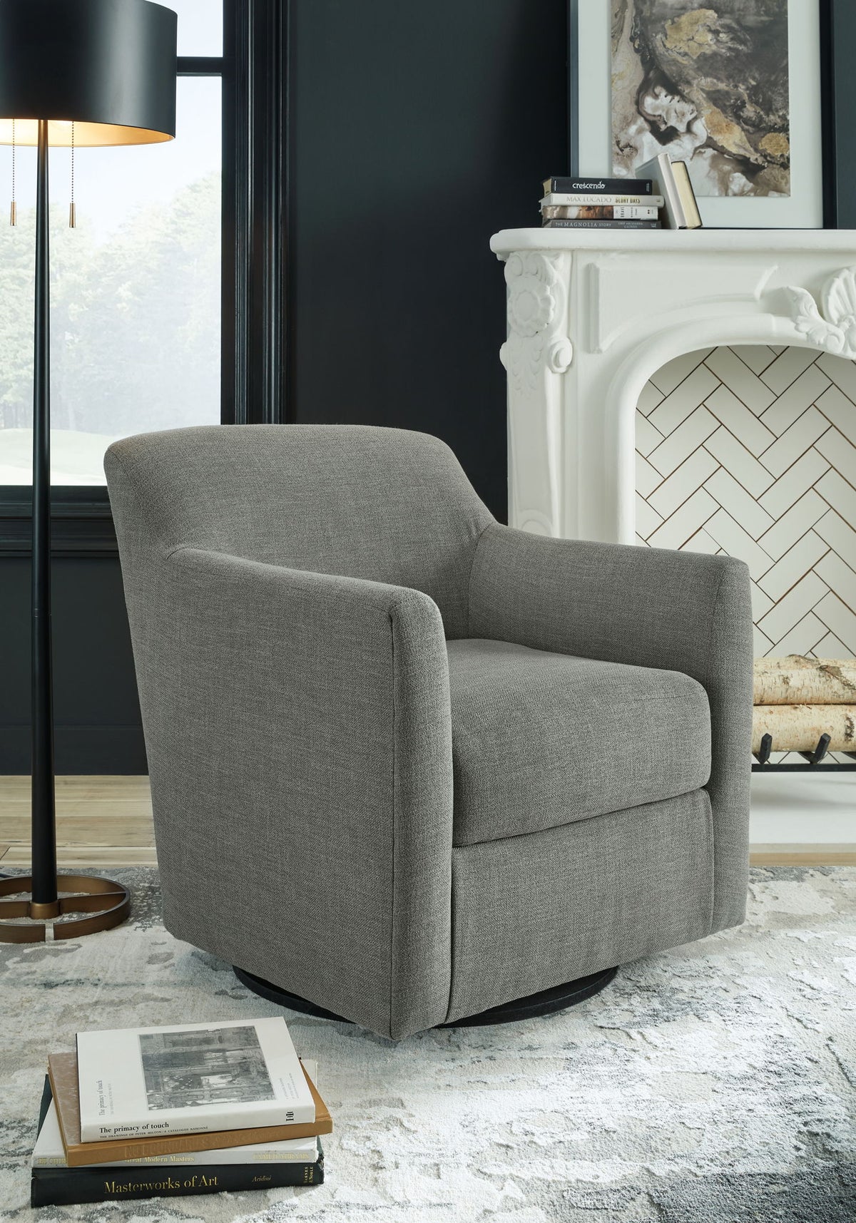 Bradney - Swivel Accent Chair - R&R Furniture Gallery (Fountain Valley, CA)