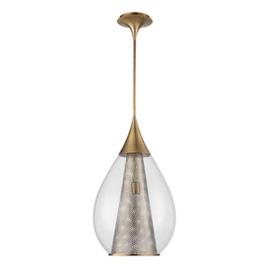 Big Drip - 1 Light Pendant - Brass