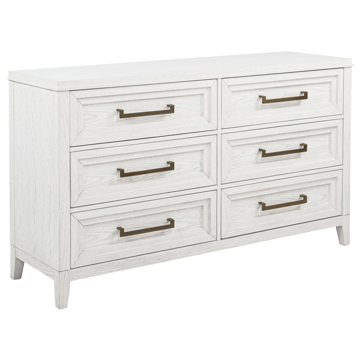 Inverness - 6 Drawer Bedroom Dresser - White