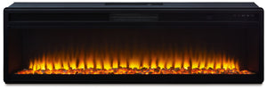 Entertainment Accessories - Wide Fireplace Insert - Black - R&R Furniture Gallery (Fountain Valley, CA)