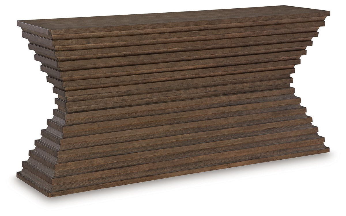 Hannodream - Sofa Table - Warm Brown - R&R Furniture Gallery (Fountain Valley, CA)