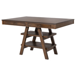 Ferrara - 2 Drawer Counter Height Table - Walnut