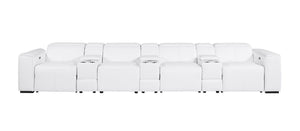 1224 - 7-Piece Modular Power Reclining Sofa In With 4 Power Recliners & Power Headrests
