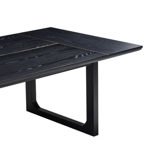 Shiloh - Rectangular Dining Table - Black - R&R Furniture Gallery (Fountain Valley, CA)