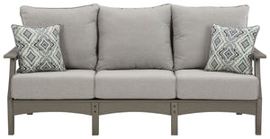 Visola - Sofa with Cushion - Gray - R&R Furniture Gallery (Fountain Valley, CA)
