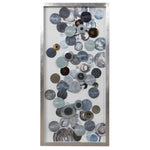 Modern blue shadow box wall decor by Uttermost, featuring a sleek, contemporary design ideal for stylish interior accents.