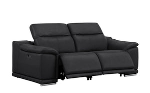 2679 - Genuine Leather Reclining Set (Sofa And Loveseat With 4 Power Recliners)