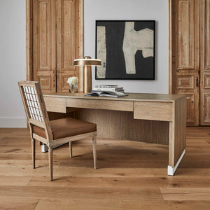 French - Connection Dining Chair (Set of 2) - Brown / White / Woodtone
