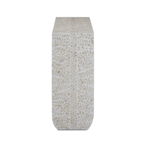Cyprus - Capiz Shell Console Table - Cream - R&R Furniture Gallery (Fountain Valley, CA)