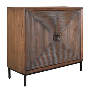 Bottom Line - 2 Door Wood Cabinet - Woodtone
